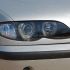 BMW E46 - lampy przód Depo ciemne z ringami 