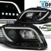 Audi A4 - lampy przód 05-08 Tube Black DRL TTe