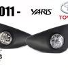 Toyota Yaris - światła do jazdy dziennej dedykowane 11-