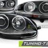 VW Golf 5 - lampy przód ciemne wzór GTI Depo TTe