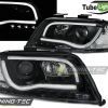 Audi A6 - lampy przód 01-04 LED TUBE BLACK TTe