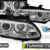 BMW E92/E93 - lampy przód Angel Eyes ciemne Xenon DRL AFS 06-10