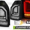 VW T6 - lampy tył czarne LED BAR DTS 15- TTe
