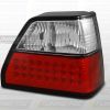 VW Golf 2 - lampy tył LED czerw-srebrne TT