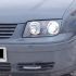 VW Bora - lampy przód Angel Eyes ciemne FK + xenon