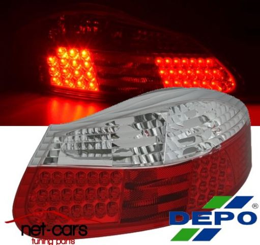 Porsche Boxster lampy tył LED srebczerw lub ciemno
