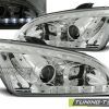 Ford Focus 2 - lampy przód 04-08 chrom Dayline TTe