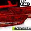 Audi A1 - lampy tył LED BAR sreb-czerw 10-14 Depo TTe