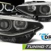 BMW F20/F21 - lampy przód TRU DRL ciemne 11-14 TTe